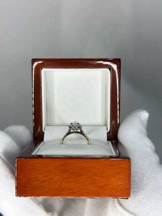 Erin 2 Tone Engagement Ring