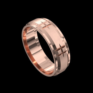Solid Gold Men’s Wedding Band