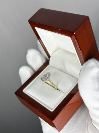 Erin 2 Tone Engagement Ring