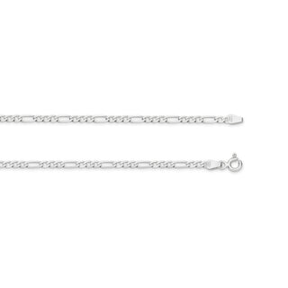 Gold Figaro Link Chain Necklace 45cm