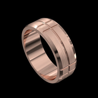 Solid Gold Men’s Wedding Band