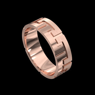 Solid Gold Men’s Wedding Band