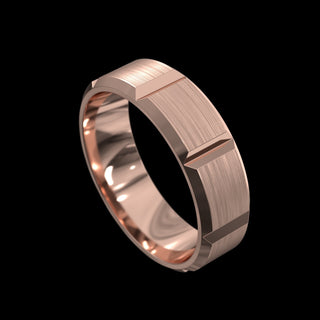 Solid Gold Men’s Wedding Band