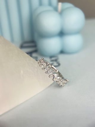 Hazel Half Eternity Band